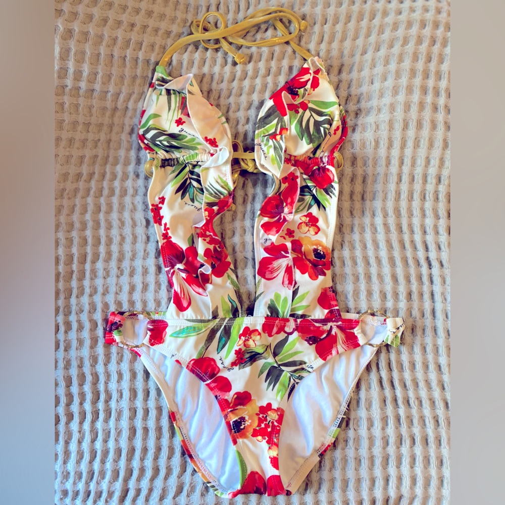 Guess one piece cut out swimsuit